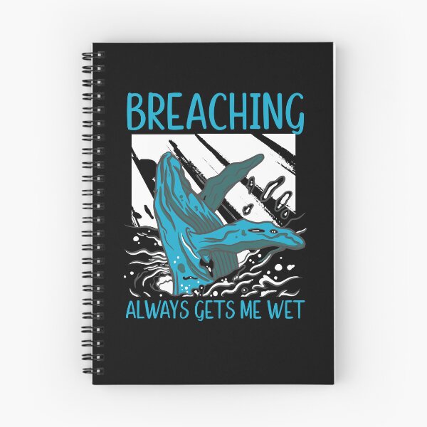 Item preview, Whale Watching Breaching Gets Me Wet Funny Marine Mammal designed and sold by StrongShirts.