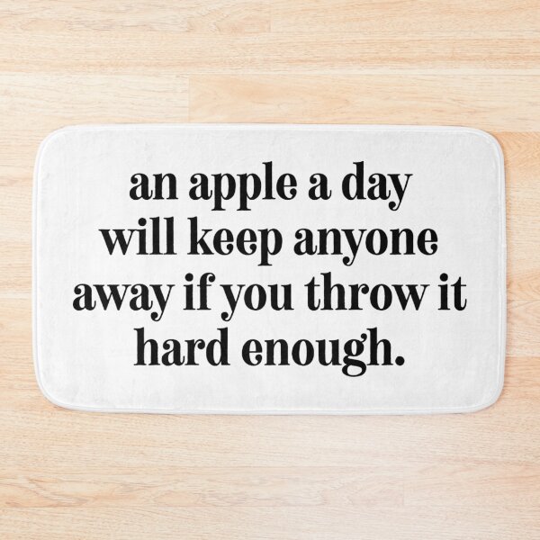 Item preview, An Apple A Day T-Shirt & Stickers - Sarcastic Teen designed and sold by sonshop99.