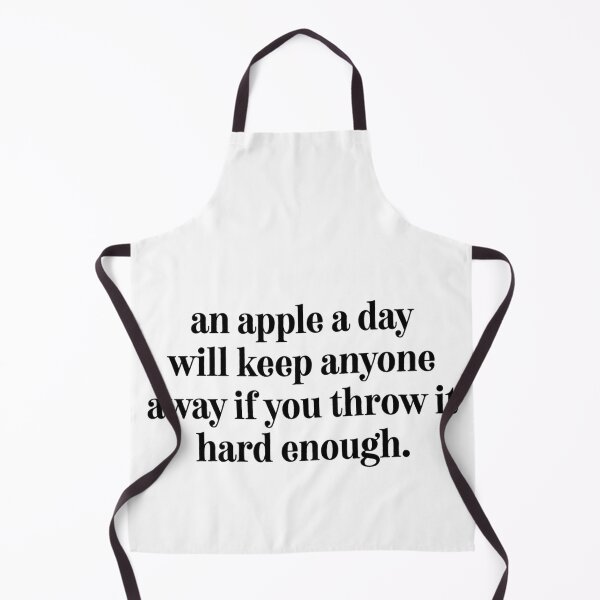 Item preview, An Apple A Day T-Shirt & Stickers - Sarcastic Teen designed and sold by sonshop99.