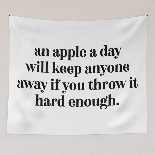 Item preview, An Apple A Day T-Shirt & Stickers - Sarcastic Teen designed and sold by sonshop99.