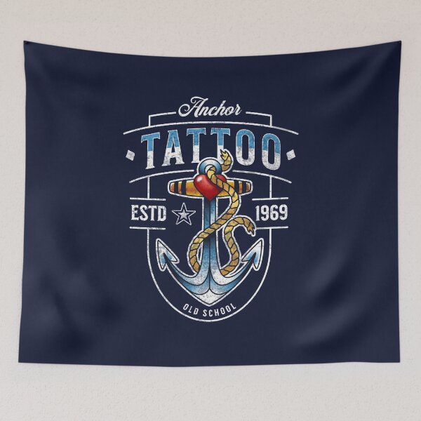 Item preview, Anchor that Old School Tattoo Design designed and sold by unitydesigneu.