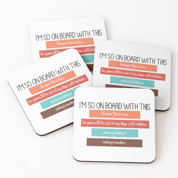 Item preview, My hobby is solving murders! - Only Murders quote designed and sold by Wenby-Weaselbee.