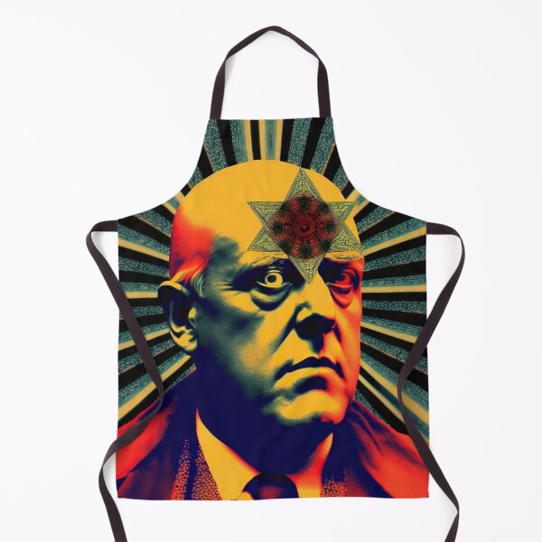 Item preview, Aleister Crowley - Original Artwork, Creator of Magickal Order of Astrum Argenteum, Thelema, Very High Resolution - Original Artwork designed and sold by CloudofKnowing.