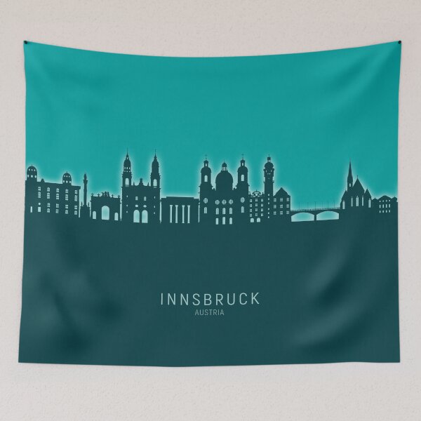 Item preview, Innsbruck Austria Skyline designed and sold by ArtPrints.