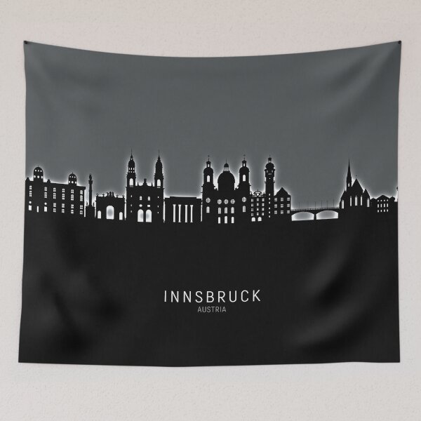 Item preview, Innsbruck Austria Skyline designed and sold by ArtPrints.