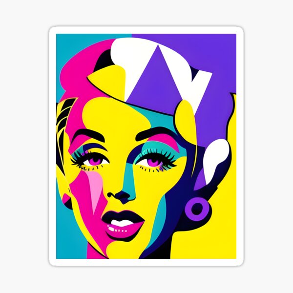 Item preview, Woman Pop Art designed and sold by Planetporridge.