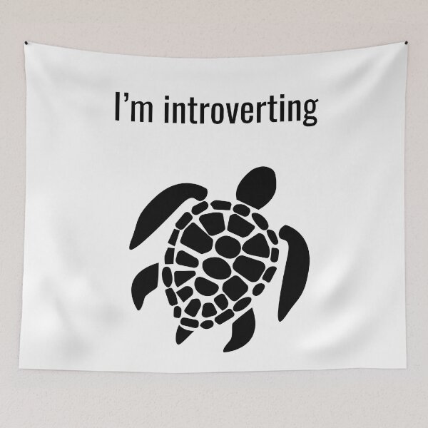 Item preview, I am Introverting - THE TURTLE COLLECTION designed and sold by JakNJill.