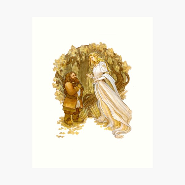 Golden Gift Art Print