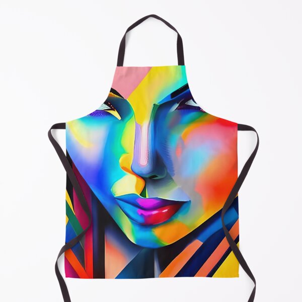 Artikelvorschau, Abstraktes Frauengesicht Galeriedruck Porträt im kubistischen Stil entworfen und verkauft von colortrends.