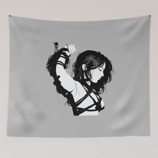 Item preview, Naked woman trapped in bondage. designed and sold by BDSMlovers.