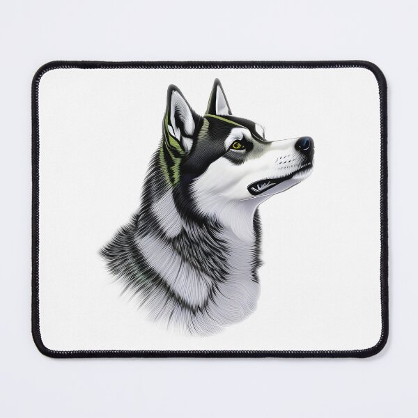 Item preview, Husky, charcoal drawing, Ai Generated Art designed and sold by ACC .