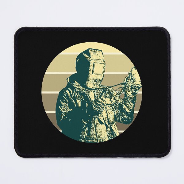 Item preview, Welder illustration retro style designed and sold by KondeHipe.