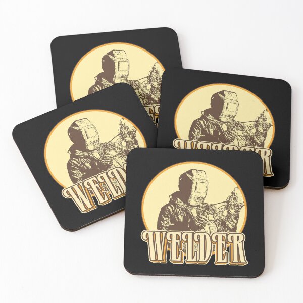 Item preview, Welder illustration retro style designed and sold by KondeHipe.
