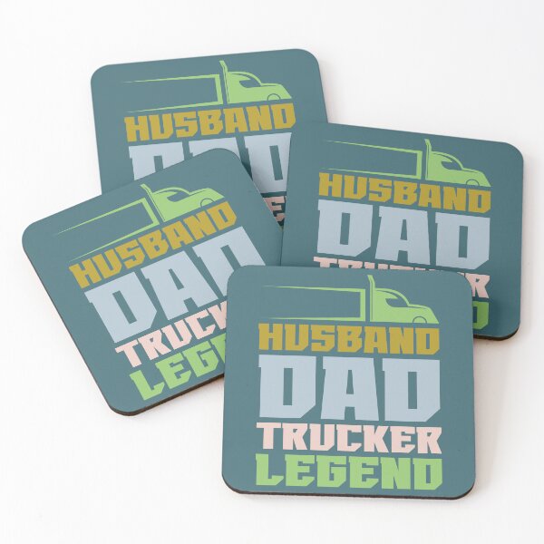 Artikelvorschau, Ehemann Papa Trucker | Trucker-Vater entworfen und verkauft von gnsdesign.