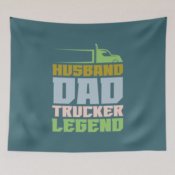 Item preview, Husband Dad Trucker |  Trucker Dad designed and sold by gnsdesign.