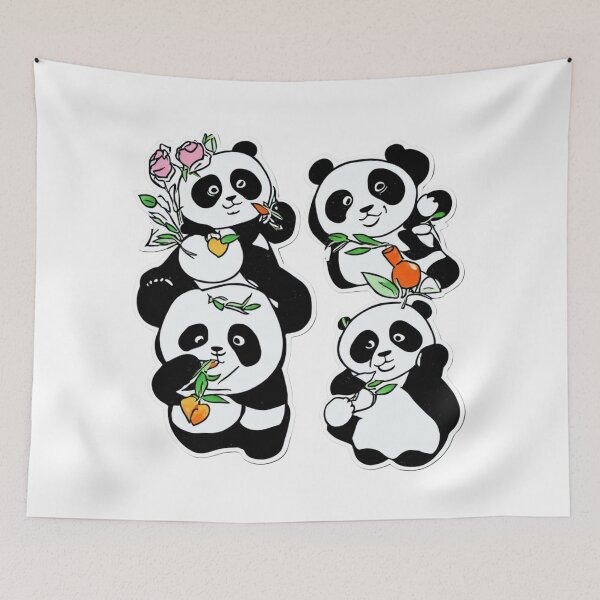 Item preview, Simple Panda Illustration - Bright and Colorful Panda Art designed and sold by WBP Mart.