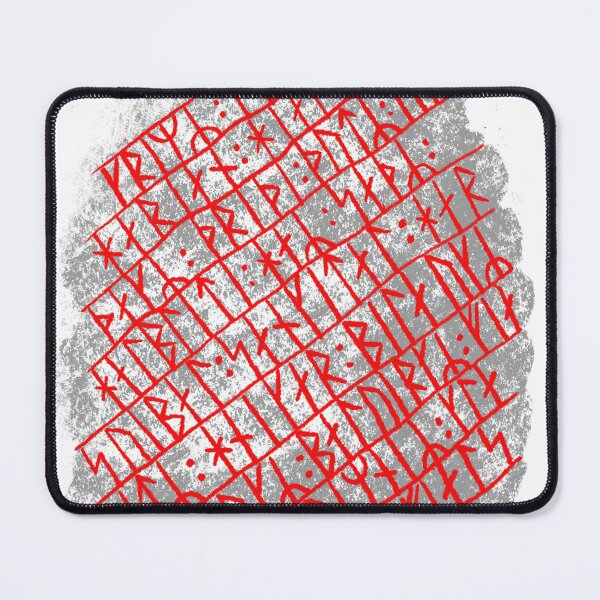 Item preview, Runestone with Odin's names in runes designed and sold by ravenscallbe.