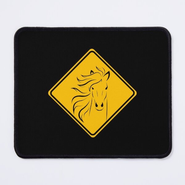 Item preview, Handsome Horse Road Sign Design designed and sold by derendesign.