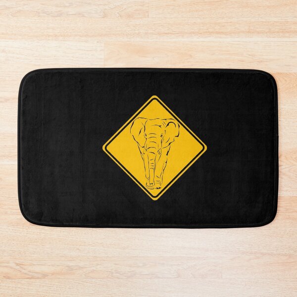 Item preview, Elephant Road Sign Design designed and sold by derendesign.