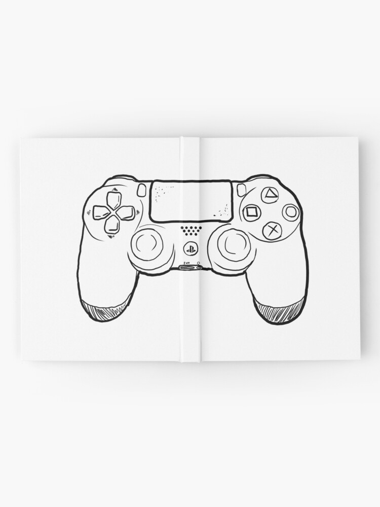 ps4 gaming controller drawing