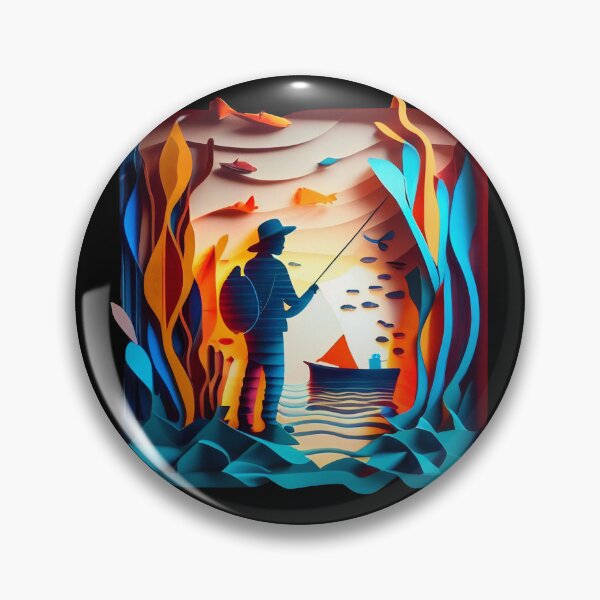 Item preview, Fishing - The Cut-Out Collection designed and sold by FiveIntentions.