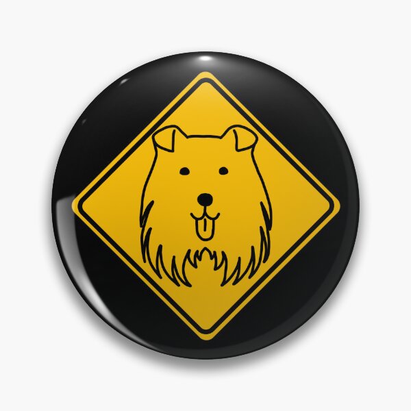 Item preview, Cute Dog Road Sign Design designed and sold by derendesign.