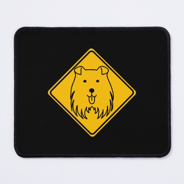 Item preview, Cute Dog Road Sign Design designed and sold by derendesign.