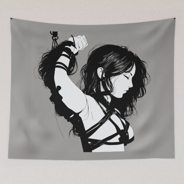 Item preview, A woman trapped in bondage. designed and sold by BDSMlovers.