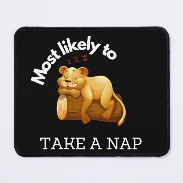 Item preview, Most likely to Take a Nap - Lion down and Sleeping  designed and sold by Ceramic Scripture.