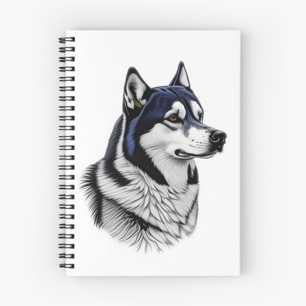 Item preview, Husky, charcoal drawing, Ai Generated Art  designed and sold by ACC .