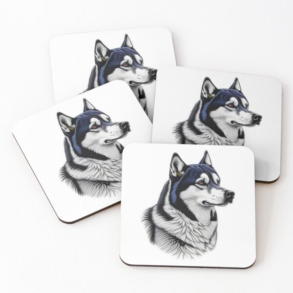 Item preview, Husky, charcoal drawing, Ai Generated Art  designed and sold by ACC .