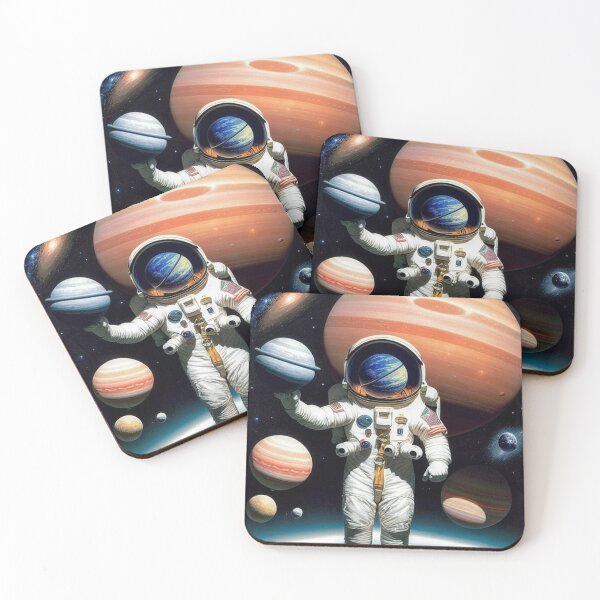 Aperçu de l'œuvre Le voyage de l'astronaute #6 créée et vendue par Yarora.ai.
