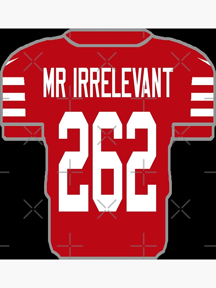 Irrelevant Draft Jersey' Poster for Sale by sarascoprox