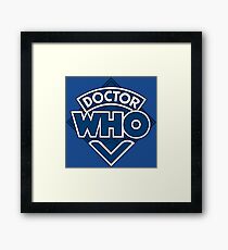 Doctor Who Classic Logo Framed Print