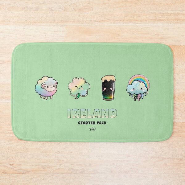 Item preview, Cute Stickers Ireland Starter Pack - St. Patrick's Day Rainbow Colours designed and sold by thedarkbrook.