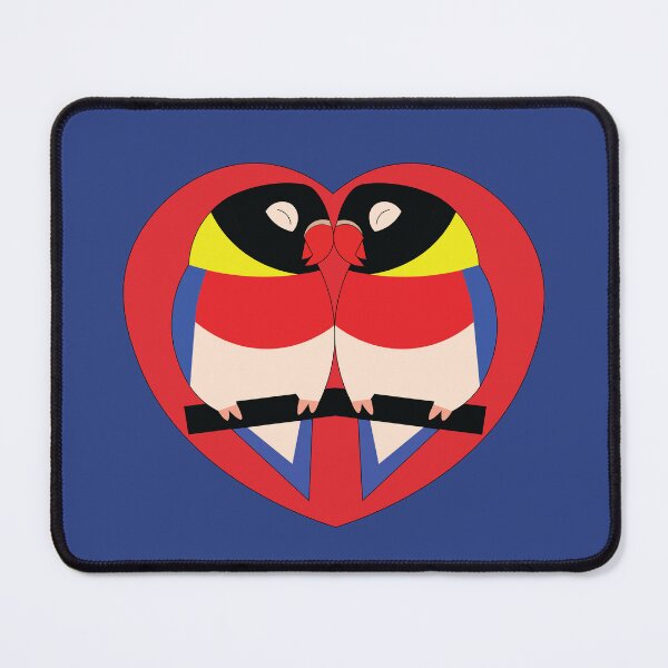 Item preview, Polyamory Pride Lovebirds designed and sold by nolessjess.