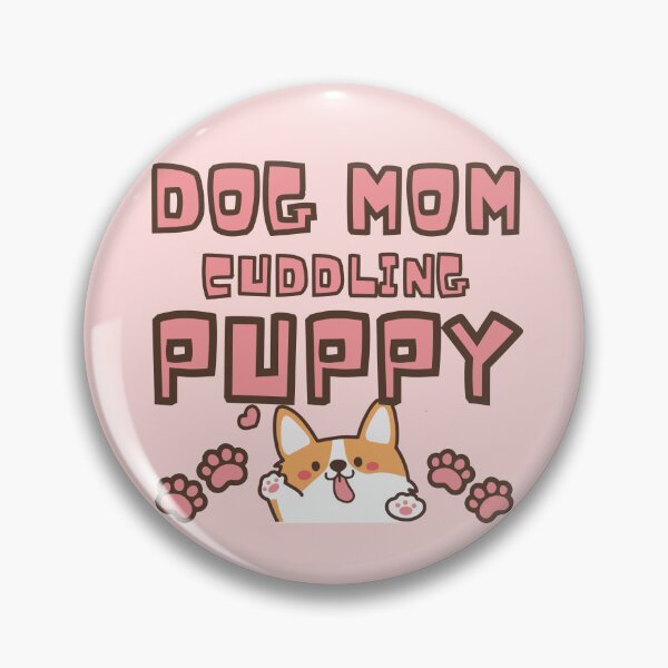 Item preview, DOG MOM CUDDLING PUPPY, DOGS LOVERS designed and sold by hijasminflower.