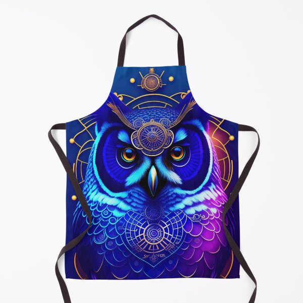 Aperçu de l'œuvre Bluish Steampunk Owl créée et vendue par Nalaxation.