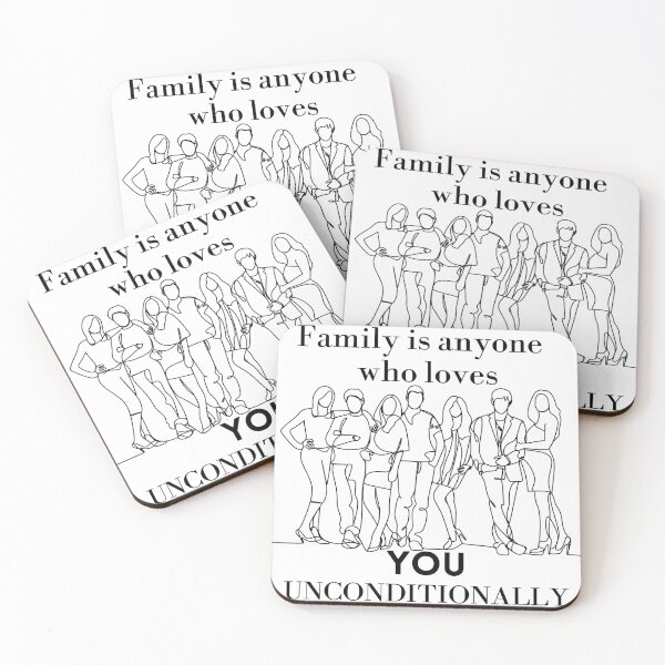 Item preview, Family is Anyone Who Loves You Unconditionally  designed and sold by Novelty-Shirts.