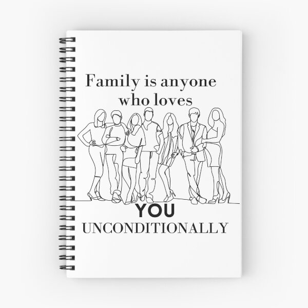 Item preview, Family is Anyone Who Loves You Unconditionally  designed and sold by Novelty-Shirts.