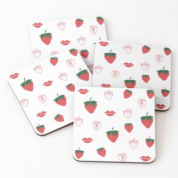 Item preview, Strawberries and lips designed and sold by camelsvg.