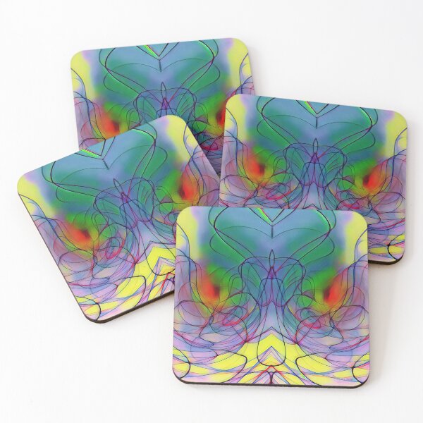 Item preview, Abstract scribbles in color designed and sold by ffein.