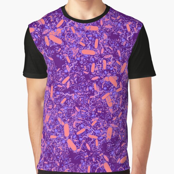Item preview, Bacteria Shapes (purple) designed and sold by vividbiology.