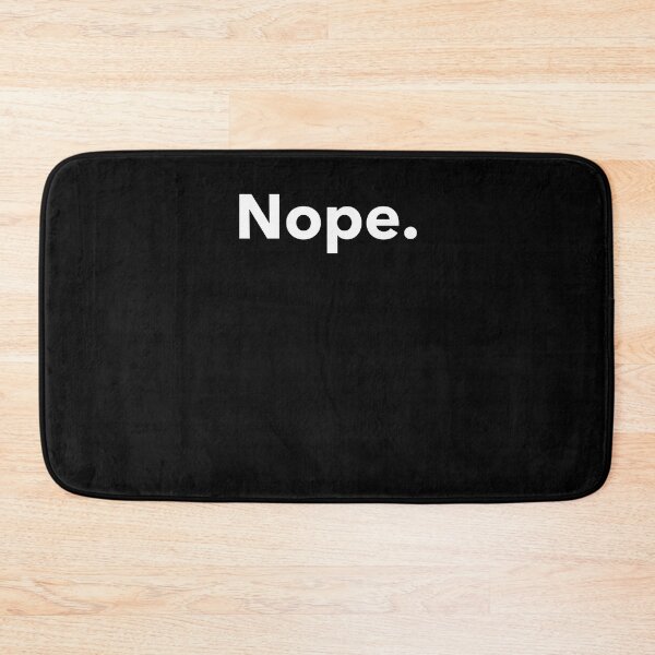 Item preview, Nope No Lazy Stubborn Minimalist Funny Humor designed and sold by SuperFreshArt.