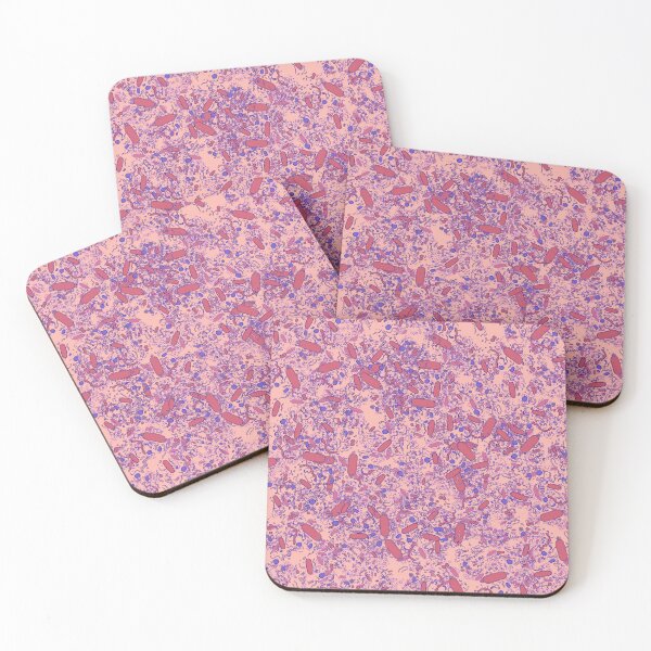 Item preview, Bacteria shapes (rose) designed and sold by vividbiology.