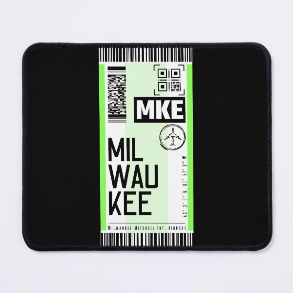 Item preview, MILWAUKEE MKE classic luggage tag airport stickers designed and sold by LeddsoDello.