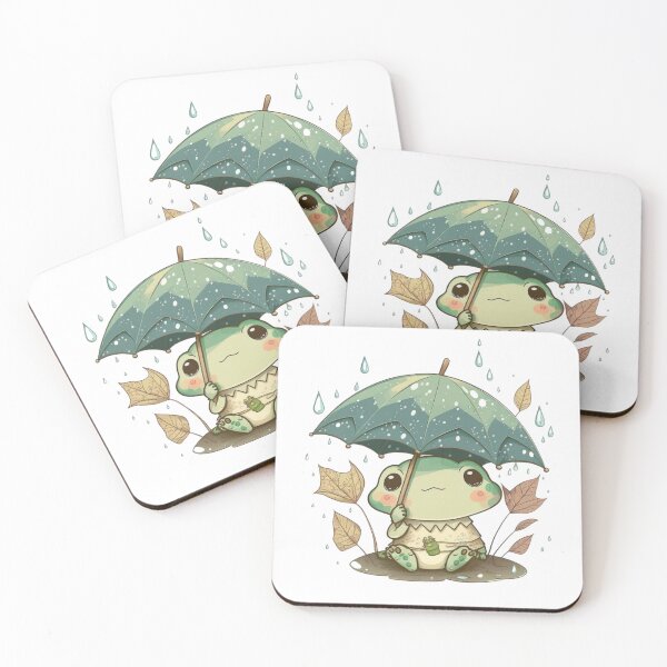 Item preview, Rainy Day Frog Sticker designed and sold by Cute Critters Stickers.