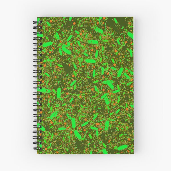 Item preview, Bacteria shapes (green) designed and sold by vividbiology.