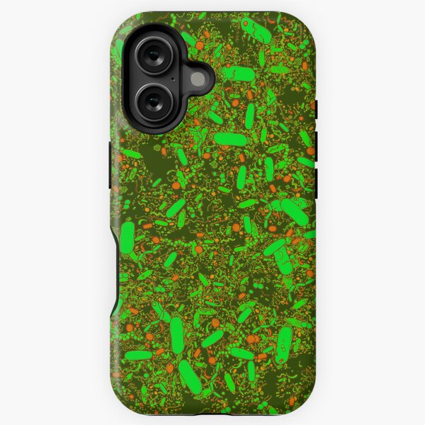Item preview, Bacteria shapes (green) designed and sold by vividbiology.