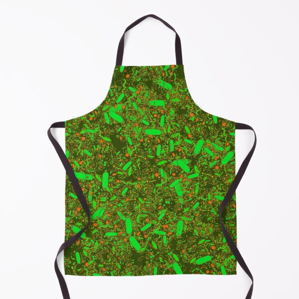 Item preview, Bacteria shapes (green) designed and sold by vividbiology.